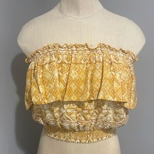 Roxy Strapless Crop Top Size XS